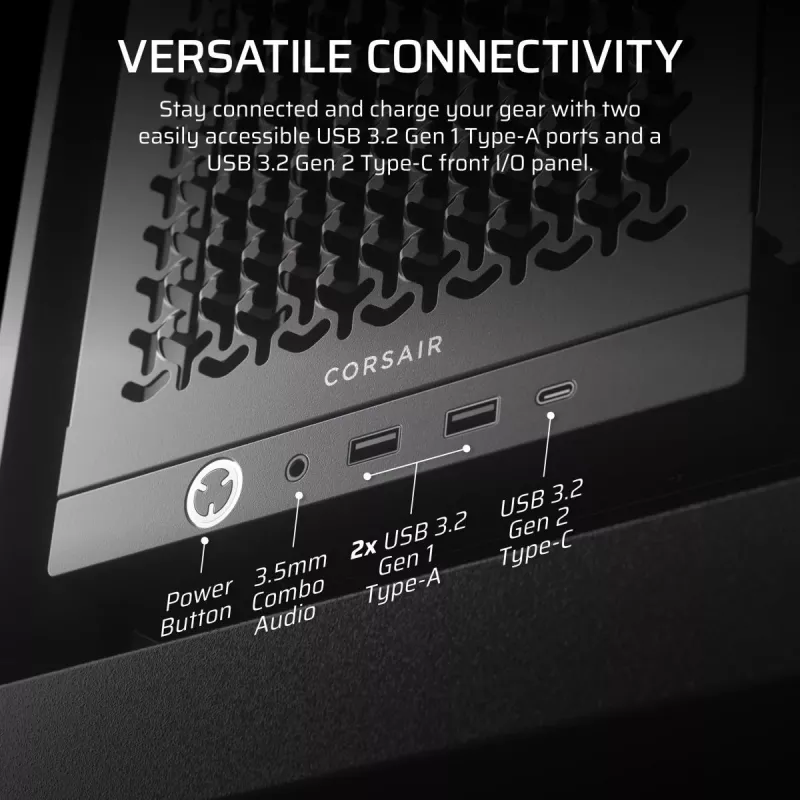 CORSAIR FRAME 4000D Κουτί Midi-Tower Μαύρο