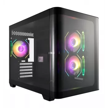 FSP S380-BA θήκη Mini Tower mITX, mATX Μαύρο ARGB