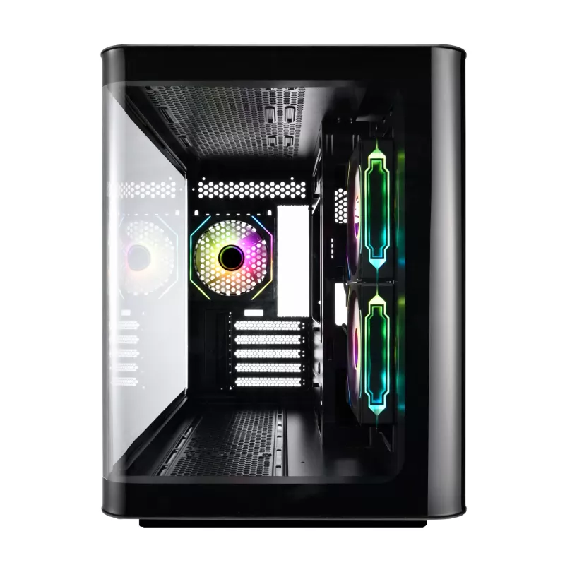 FSP S380-BA θήκη Mini Tower mITX, mATX Μαύρο ARGB