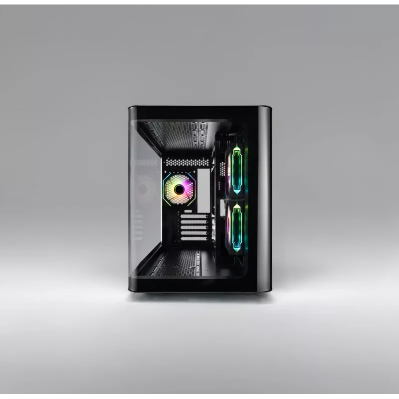 FSP S380-BA θήκη Mini Tower mITX, mATX Μαύρο ARGB