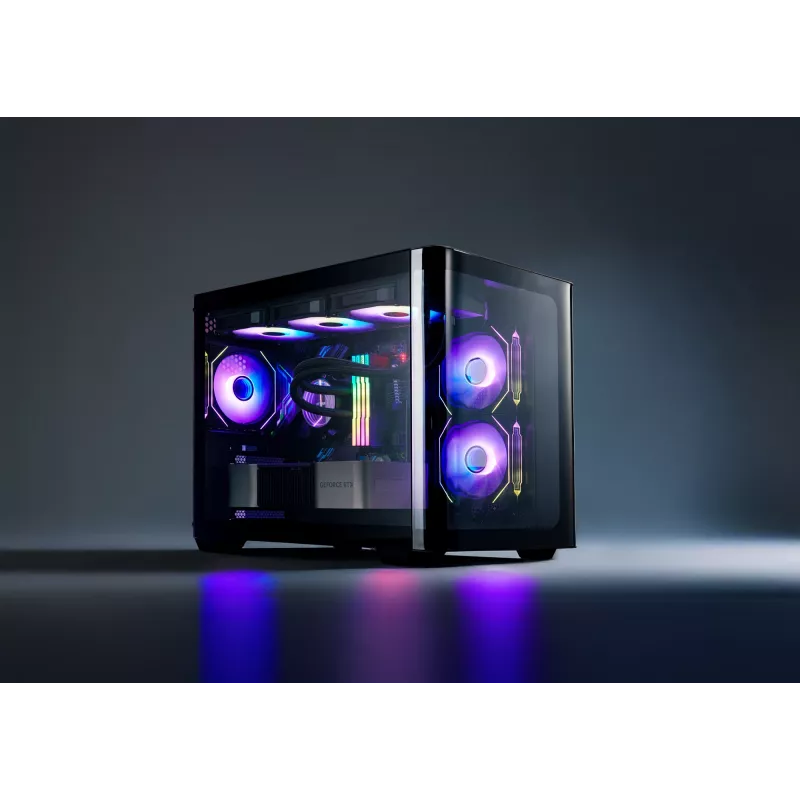 FSP S380-BA θήκη Mini Tower mITX, mATX Μαύρο ARGB