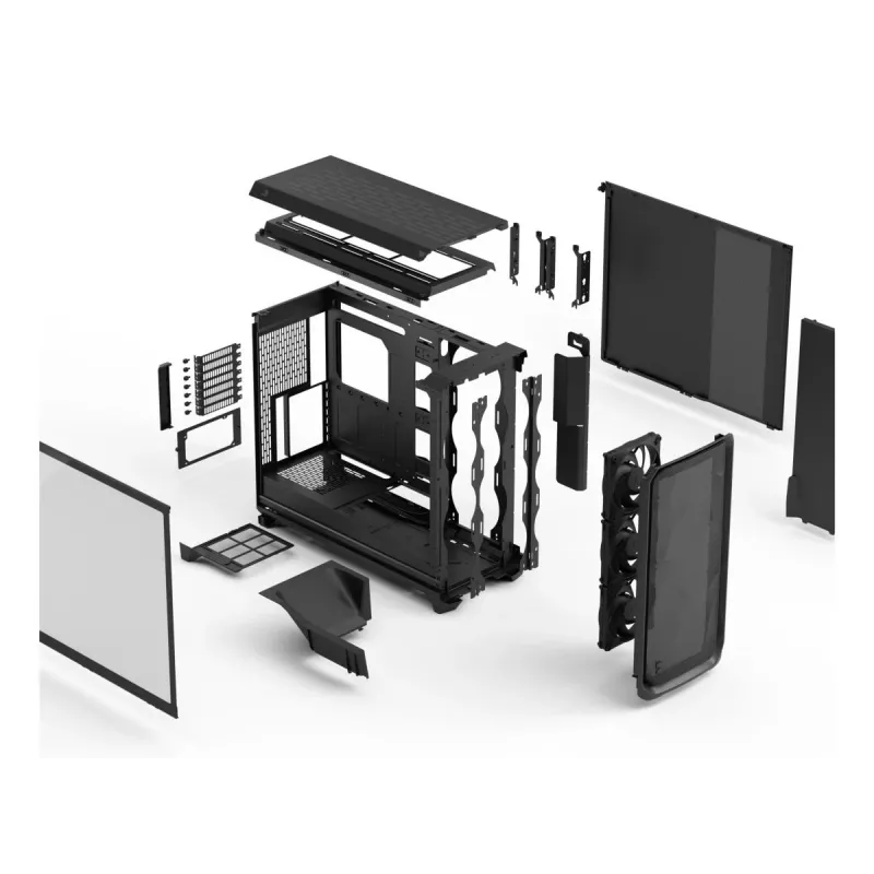 FRACTAL DESIGN Meshify 3 Xl Μαύρο Tg Ανοιχτό Φιμέ