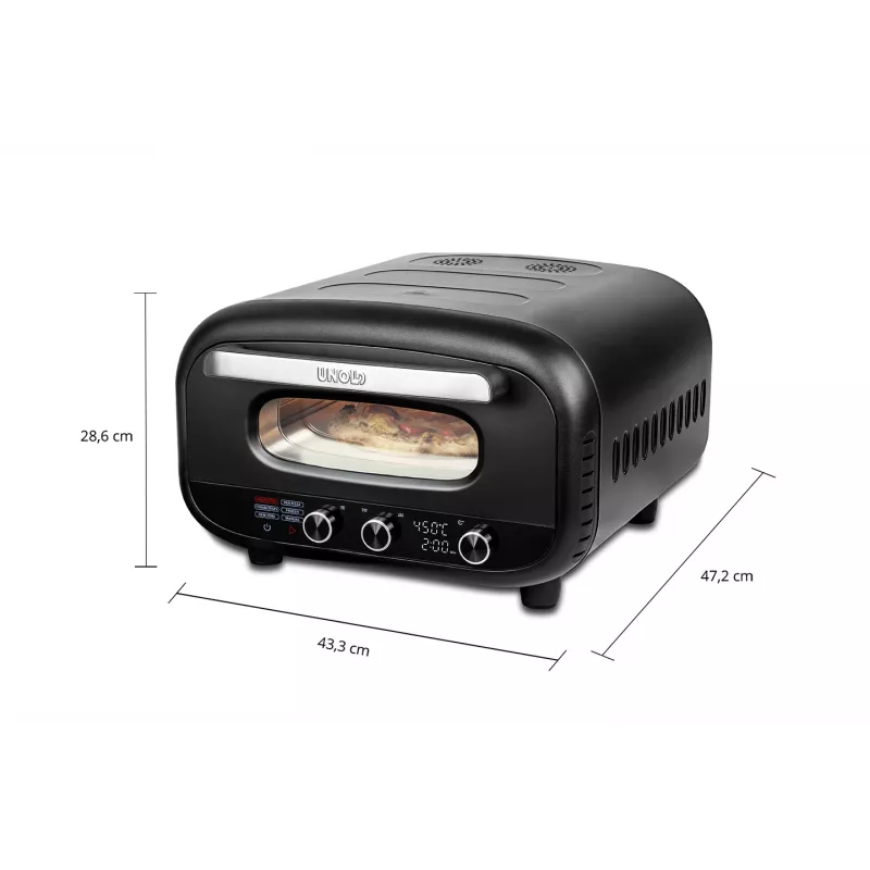 Unold 68805 Φούρνος πίτσας 1 πίτσα 1700 W Μαύρο