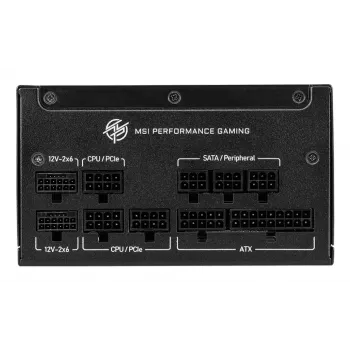 MSI MPG A850GS PCIE5 Τροφοδοτικό 850 W 24-Pin ATX ATX Μαύρο