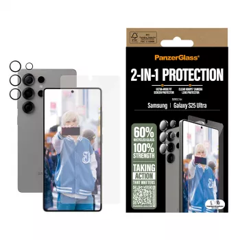 PanzerGlass ® 2-in-1 Πακέτο προστασίας για Samsung Galaxy S25 Ultra