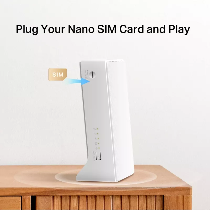 MERCUSYS MB130-4G Ασύρματος router Ethernet Dual-Band (2,4 GHz / 5 GHz) – Λευκό