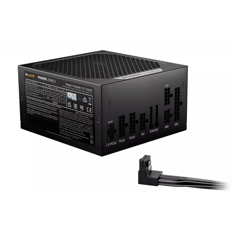 be quiet POWER ZONE 2 1000W Τροφοδοτικό 20+4 pin ATX ATX μαύρο