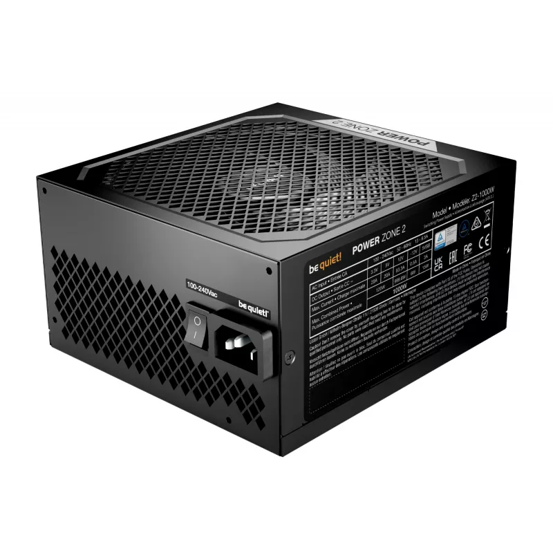 be quiet POWER ZONE 2 1000W Τροφοδοτικό 20+4 pin ATX ATX μαύρο