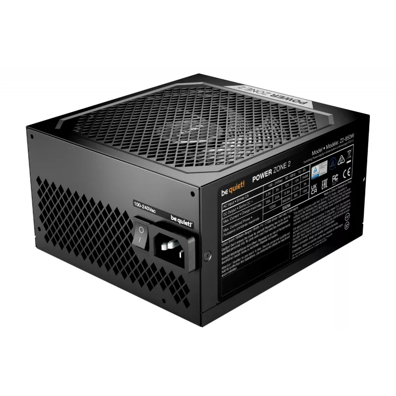 be quiet! POWER ZONE 2 850W Τροφοδοτικό 20+4 pin ATX ATX Μαύρο