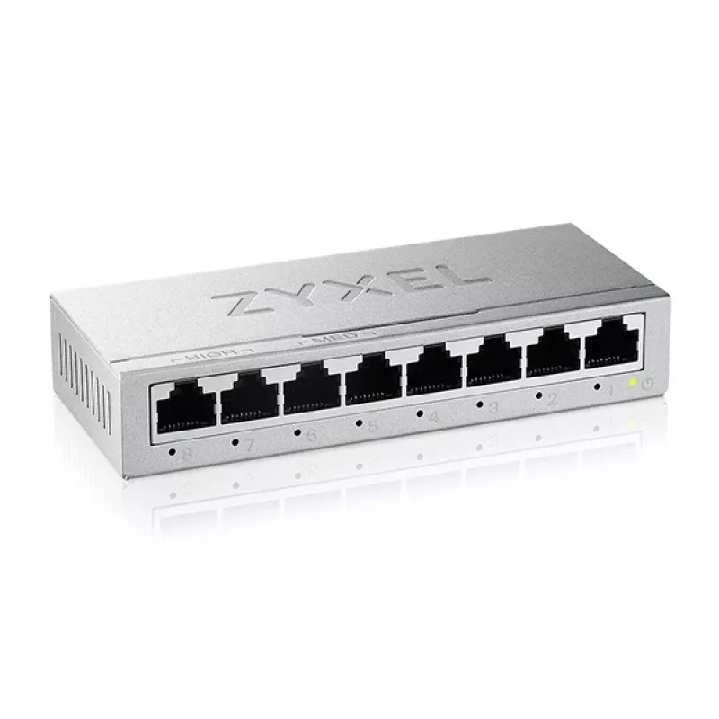 Zyxel GS-108BV5-EU0101F Network Switch Unmanaged L2 Gigabit Ethernet (10/100/1000)