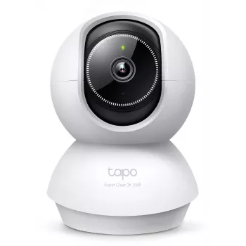 TP-Link Tapo Pan/Tilt AI Home Security Wi-Fi Camera SPEC: 3K 5MP (2880×1620), 2.4 GHz, Οριζόντια 360º