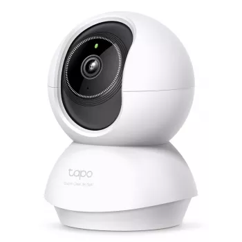 TP-Link Tapo Pan/Tilt AI Home Security Wi-Fi Camera SPEC: 3K 5MP (2880×1620), 2.4 GHz, Οριζόντια 360º
