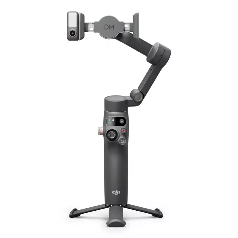 DJI Osmo Mobile 7P gimbal για smartphone, σταθεροποίηση 3 αξόνων, ActiveTrack 7.0, τηλεσκοπικό μπράτσο, Bluetooth 5.3, σκούρο γκρι