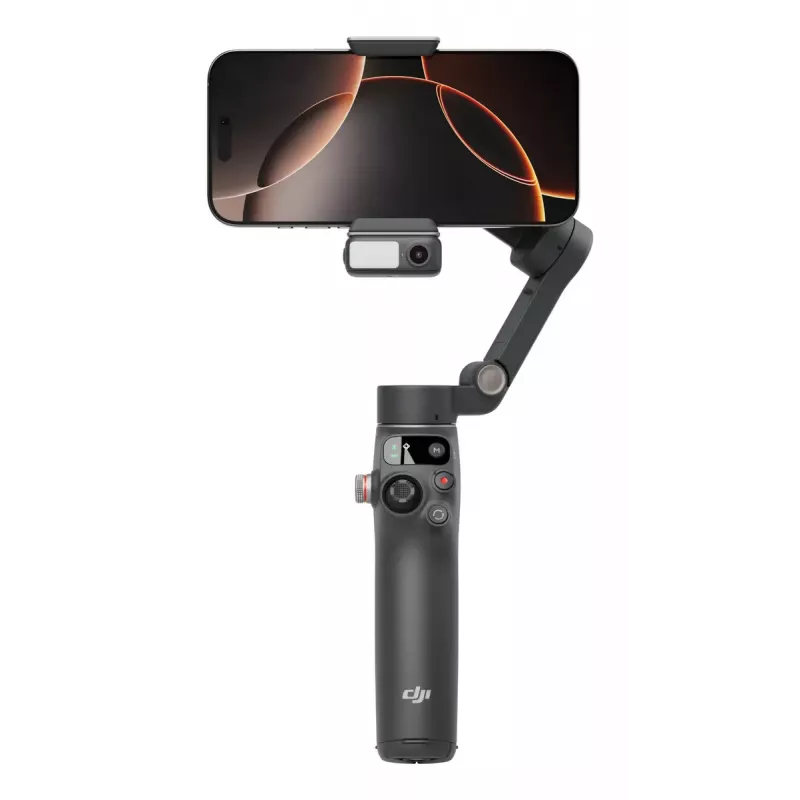 DJI Osmo Mobile 7P gimbal για smartphone, σταθεροποίηση 3 αξόνων, ActiveTrack 7.0, τηλεσκοπικό μπράτσο, Bluetooth 5.3, σκούρο γκρι