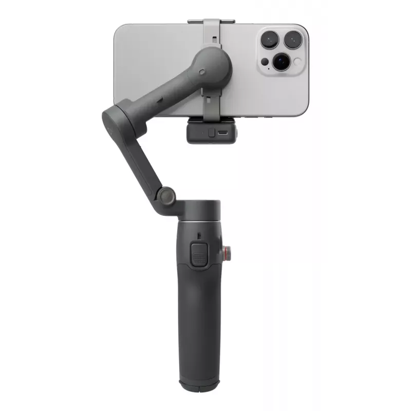 DJI Osmo Mobile 7P gimbal για smartphone, σταθεροποίηση 3 αξόνων, ActiveTrack 7.0, τηλεσκοπικό μπράτσο, Bluetooth 5.3, σκούρο γκρι