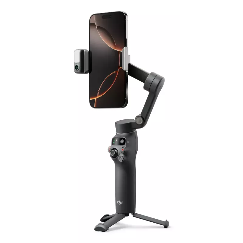 DJI Osmo Mobile 7P gimbal για smartphone, σταθεροποίηση 3 αξόνων, ActiveTrack 7.0, τηλεσκοπικό μπράτσο, Bluetooth 5.3, σκούρο γκρι