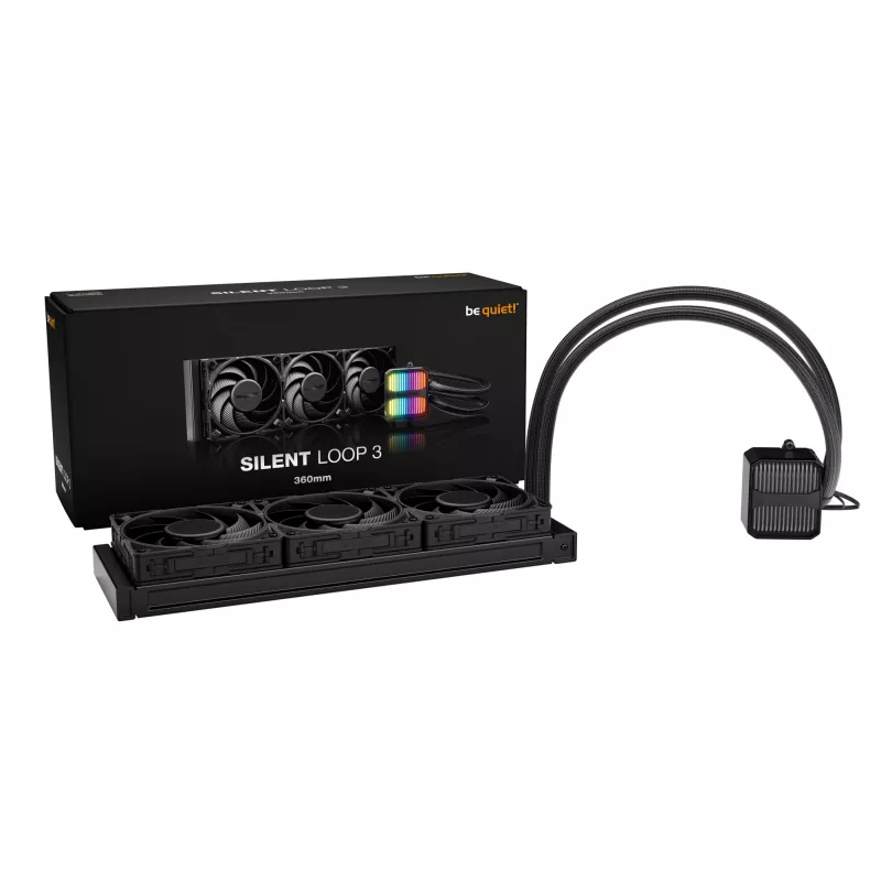 be quiet! Silent Loop 3 360 mm Επεξεργαστής All-in-One Υδρόψυξη 12 cm Μαύρο 1 τεμ.