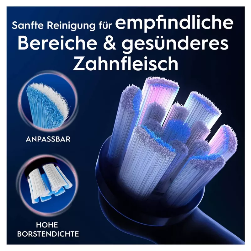 Oral-B 194631 Κεφαλή οδοντόβουρτσας 4 τεμ. Μαύρο