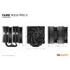 be quiet! Pure Rock Pro 3 μαύρο ψύκτρα αέρα επεξεργαστή 12 cm 1 τεμ.