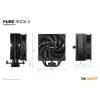be quiet! Pure Rock 3 Μαύρο Ψύκτρα Επεξεργαστή 12 cm 1 τεμ.
