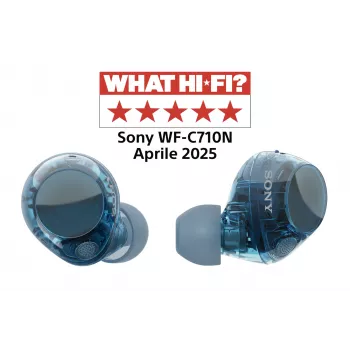 Sony WF-C710N (WFC710NL.CE7) True Wireless ακουστικά ένθετα, Bluetooth, ακύρωση θορύβου, Glass Blue