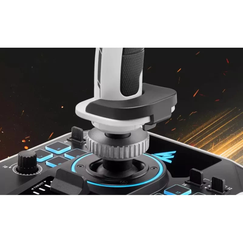 Thrustmaster Sol-R 1 Μαύρο, White USB Flightstick Analog / Digital PC