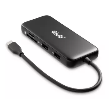 CLUB3D 8-1 Φορητό Dock USB Type-C® 10Gbps σε HDMI™ και DisplayPort™ 8K30Hz PD max. 100Watt