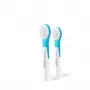 Philips Sonicare For Kids HX6032/90 συσκευασία 2 τεμ. κεφαλές οδοντόβουρτσας μπλε λευκό