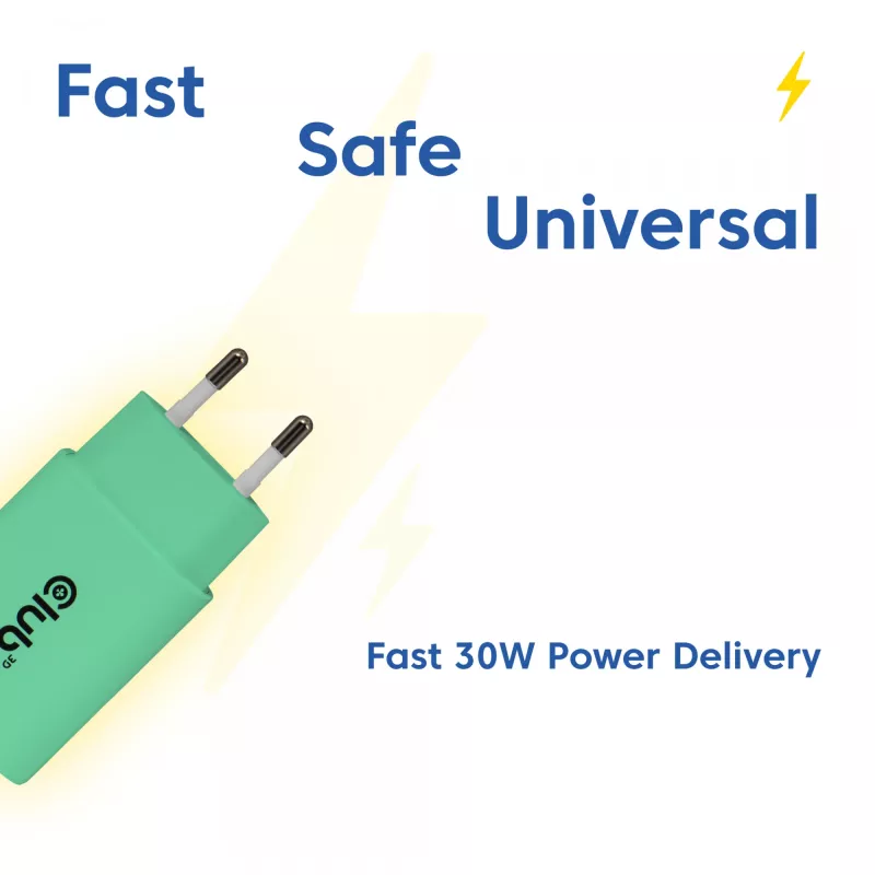 Φορτιστής USB-C 2 τεμ. 30W by club 3d — Δύο τροφοδοτικά USB-C 30W