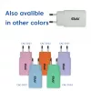 Φορτιστής USB‑C 2 τεμ. CLUB3D CAC-3020, 30 W συνολικά, λευκό