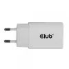 Φορτιστής USB‑C 2 τεμ. CLUB3D CAC-3020, 30 W συνολικά, λευκό