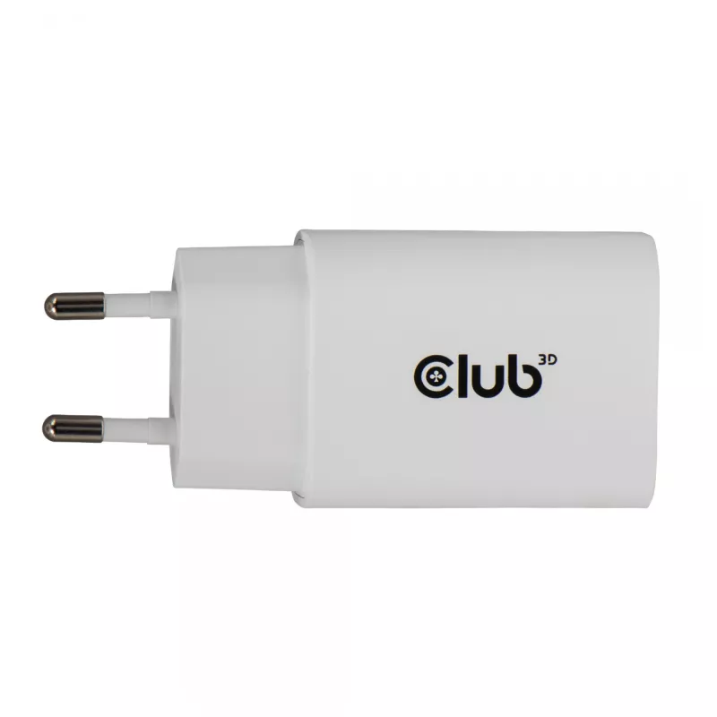 Φορτιστής USB‑C 2 τεμ. CLUB3D CAC-3020, 30 W συνολικά, λευκό