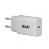 Φορτιστής USB‑C 2 τεμ. CLUB3D CAC-3020, 30 W συνολικά, λευκό
