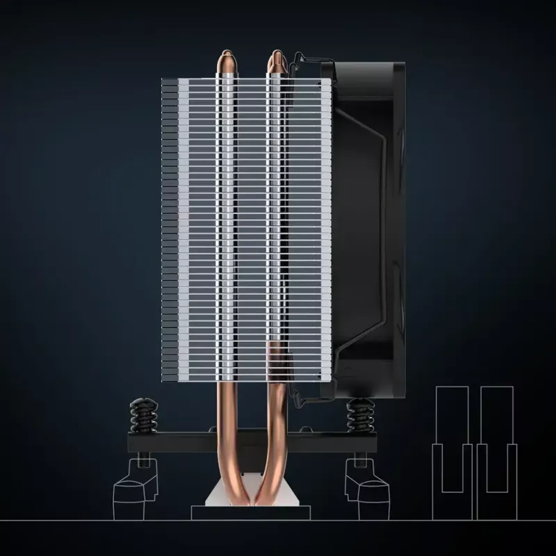 Ψύκτρα αέρα ARCTIC Freezer 8A Συμπαγής ψύκτρα CPU AMD