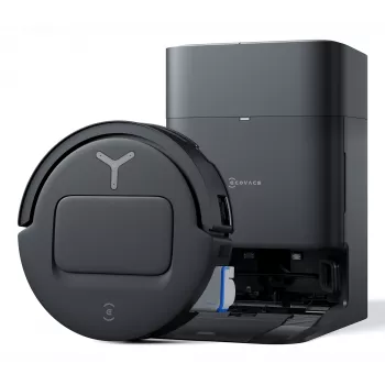 Ρομποτική σκούπα Ecovacs Deebot T80 Omni – χωρίς σακούλα 3 L σκόνη, 0,11 L νερό, 6400 mAh, 297 min χρόνος λειτουργίας, μαύρη