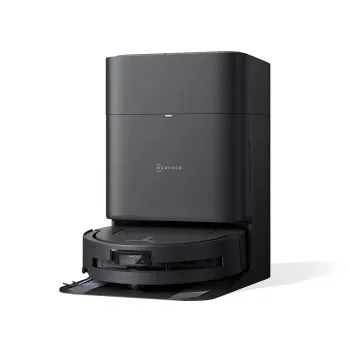 Ρομποτική σκούπα Ecovacs Deebot T80 Omni – χωρίς σακούλα 3 L σκόνη, 0,11 L νερό, 6400 mAh, 297 min χρόνος λειτουργίας, μαύρη