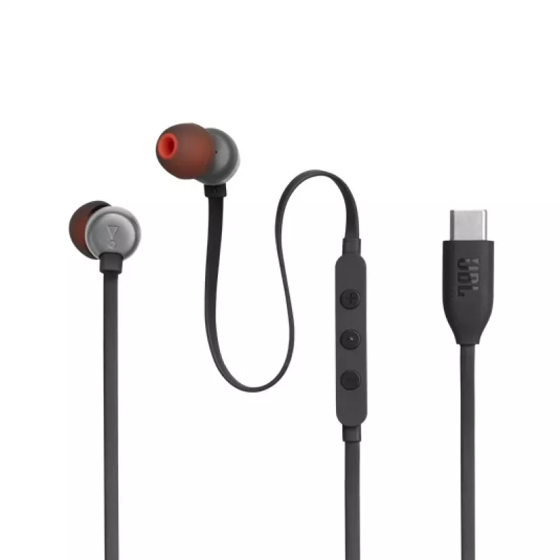 JBL Tune 310C Headset ενσύρματο in-ear κλήσεις/μουσική USB Type-C μαύρο