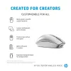 HP 930 Creator Ασύρματο Ποντίκι, Δεξιόχειρας, Bluetooth, 3000 DPI, Ασημί