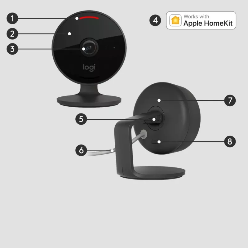 Κάμερα Παρακολούθησης IP Logitech Circle View Camera HD 1080