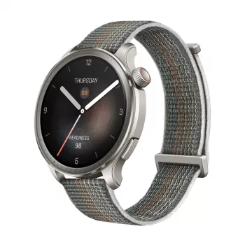 Amazfit Balance 3,81 cm (1,5 ίντσες) AMOLED 46 mm Ψηφιακό 480 x 480 Pixel Οθόνη Αφής Γκρι Wi-Fi GPS (Δορυφορικό)