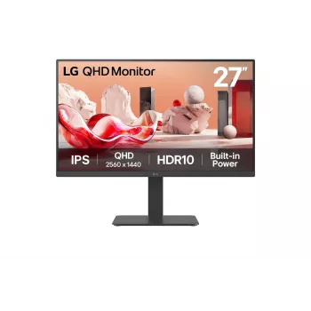 LG 27BA45QB-B Οθόνη Υπολογιστή 68,6 cm (27 ίντσες) 2560 x 1440 Pixel QHD LCD Μαύρο