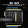 CORSAIR Κουτί Υπολογιστή - Mid-Tower - 2500x Dual Chamber - Μαύρο