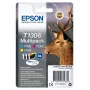 Epson Stag Πολυσυσκευασία 3-Χρωμάτων T1306 DURABrite Ultra Μελάνι, Υψηλή (XL) Απόδοση, Κυανό, Ματζέντα, Κίτρινο, Χρωστική Μελάνη, 10,1 ml, 1 τεμ., Πολυσυσκευασία