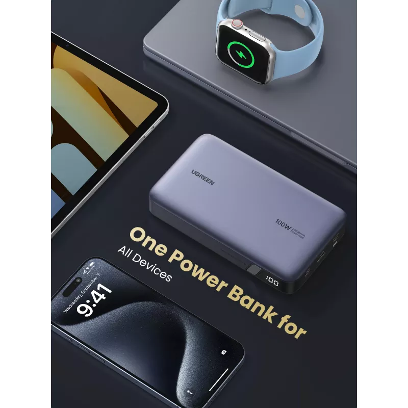 Ugreen 25188 Powerbank 20000 mAh Γκρι