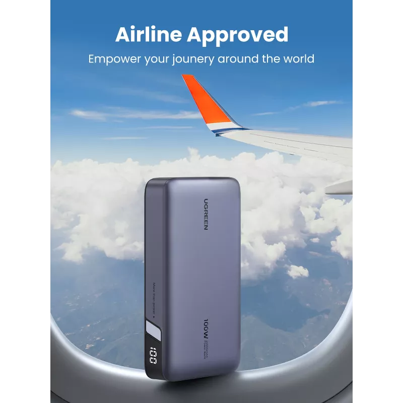 Ugreen 25188 Powerbank 20000 mAh Γκρι