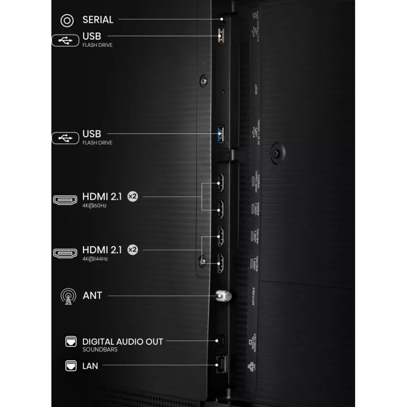 Hisense 55 ίντσες S7NQTUK Canvas TV με Freely & ArtMode