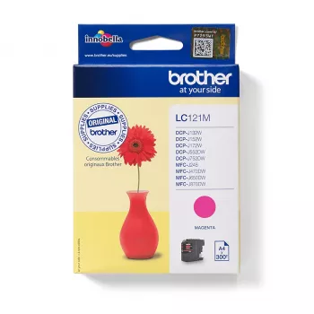 Cartridge Brother LC 121M Magenta 300 Σελίδες Ink