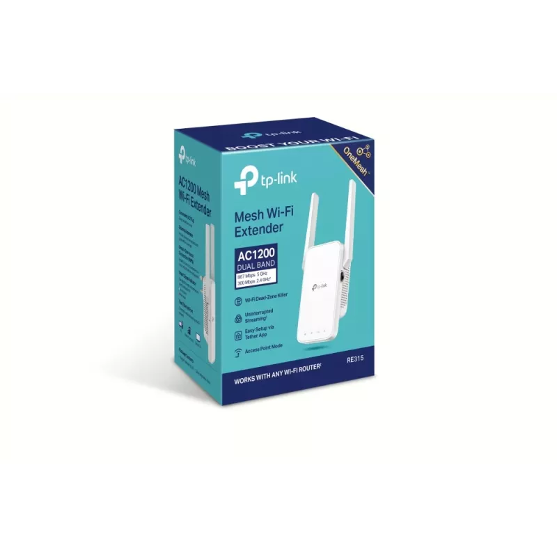 Επαναλήπτης δικτύου TP-Link AC1200 Mesh WLAN Range Extender