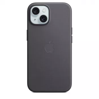 Apple FineWoven θήκη με MagSafe iPhone 15 μαύρο