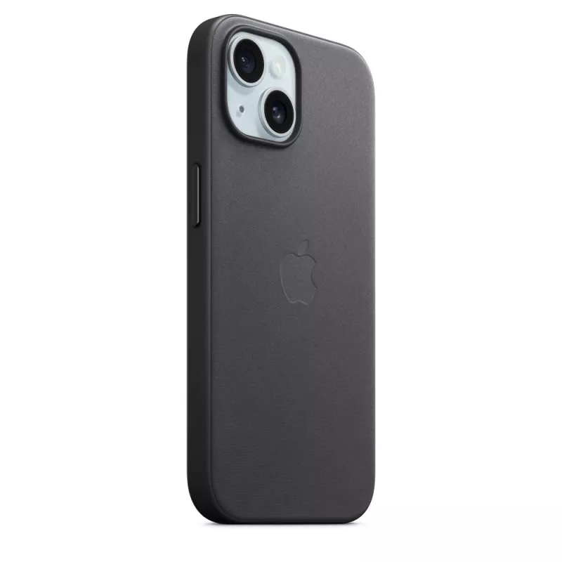Apple FineWoven θήκη με MagSafe iPhone 15 μαύρο